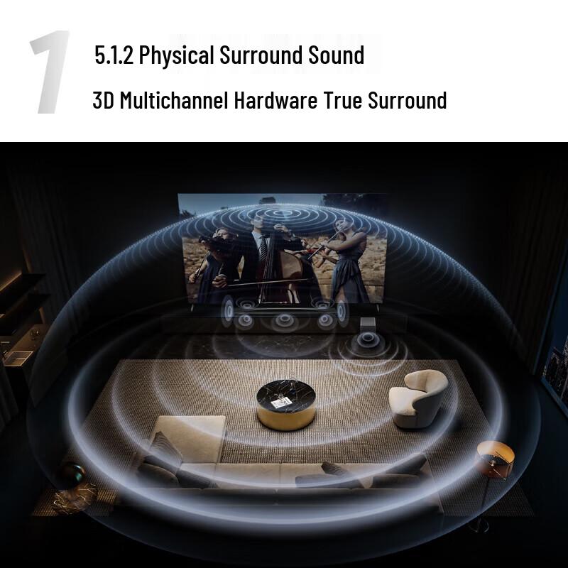 TCL Q75H 5.1.2 Dolby Atmos Soundbar (CN version)