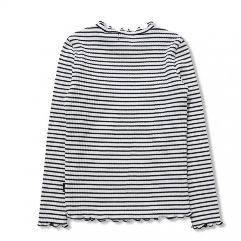 [romance] Girls  Ribbed T shirT Ow