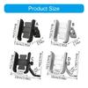 robusts Bike Phone Support 360 Roatation Phone Rack Easy Installation Clamp Tool frees Bike Attachments Simple Installation
