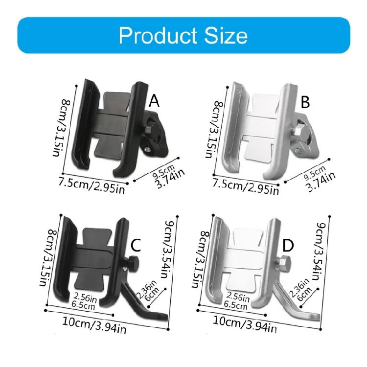 robusts Bike Phone Support 360 Roatation Phone Rack Easy Installation Clamp Tool frees Bike Attachments Simple Installation