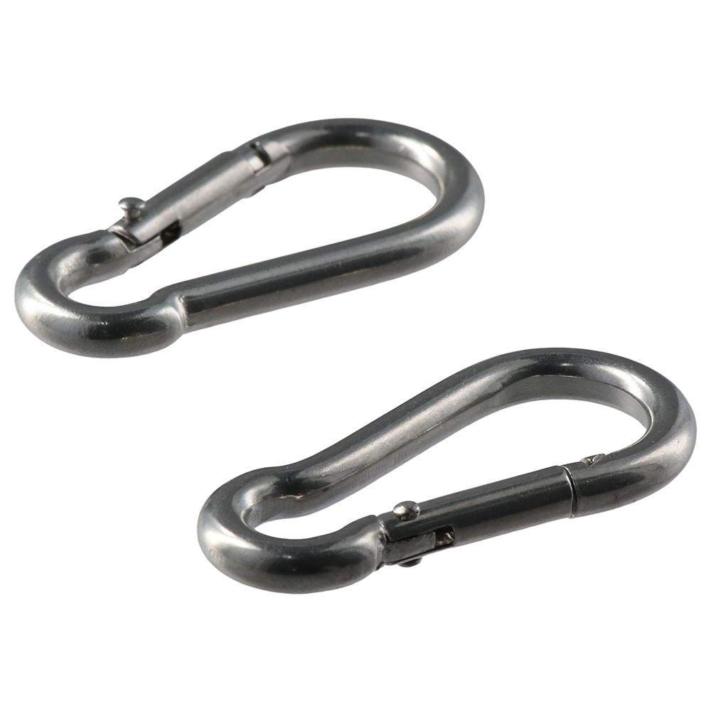 1/5Set Mount Hook Wall U Boat Pad Mount Snap Hook Pad Eye Plate Stainless Steel U Hooks