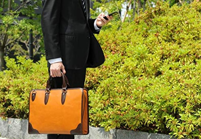 Aoki Bag Business Tote Bag for Leather [Complex Gardens] Men, [Shikan No. 4582]