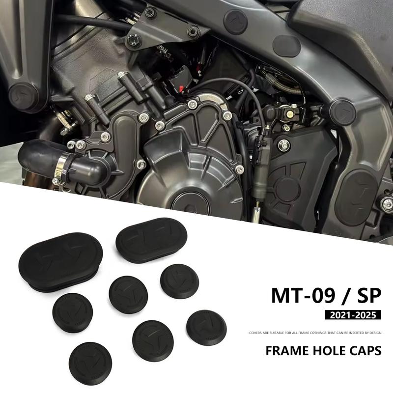 For YAMAHA MT09 MT 09 MT-09 SP 2021 2022 2023 2024 2025 Motorcycle Frame Hole Cover Caps Plug Decorative Frame Cap Set MT09 SP