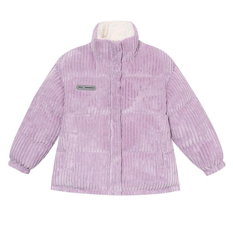 2025 Girls' Reversible Winter Down Coat – Thickened, Stylish Outerwear for Big Kids