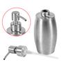 1pc 304 Stainless Steel Bathroom Shampoo Shower Pump Lotion Dispenser Liquid Bottle 350ml