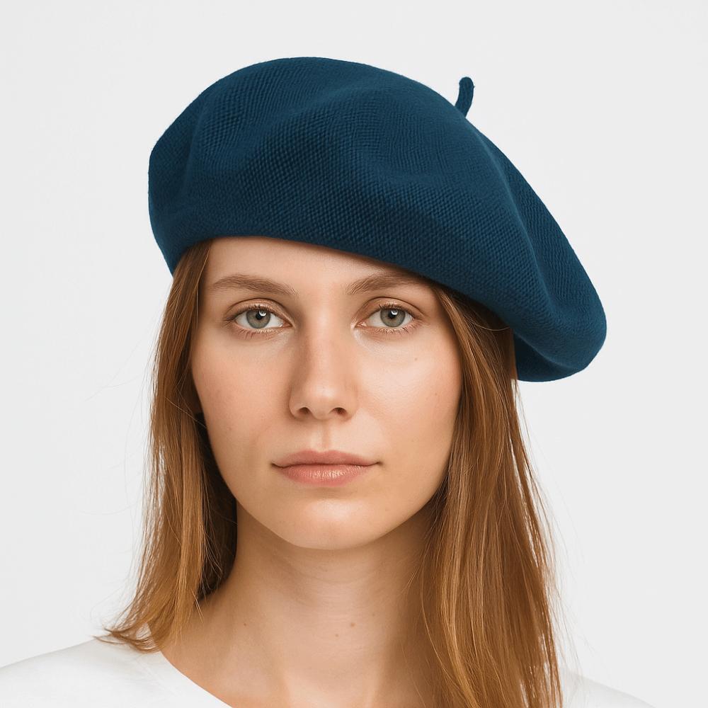 Keep Warm Women Berets Knitted Artist Hat Elegant British Beanie Hat  Girls