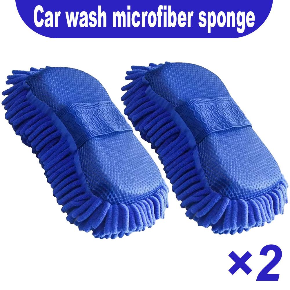 Universal Microfiber Car Wash Gloves Chenille Waterproof Mitt Soft Mesh Back  Glove Mitt Wax Detailing Brush Car Cleaning Tool