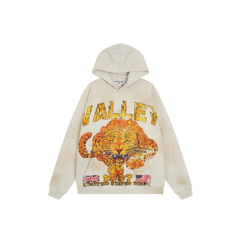 High Street Style Embroidered Rhinestone Hooded Sweatshirt Teenagers