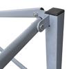 Profi Party Tent Foldable 2*2 M Steel Frame Cream