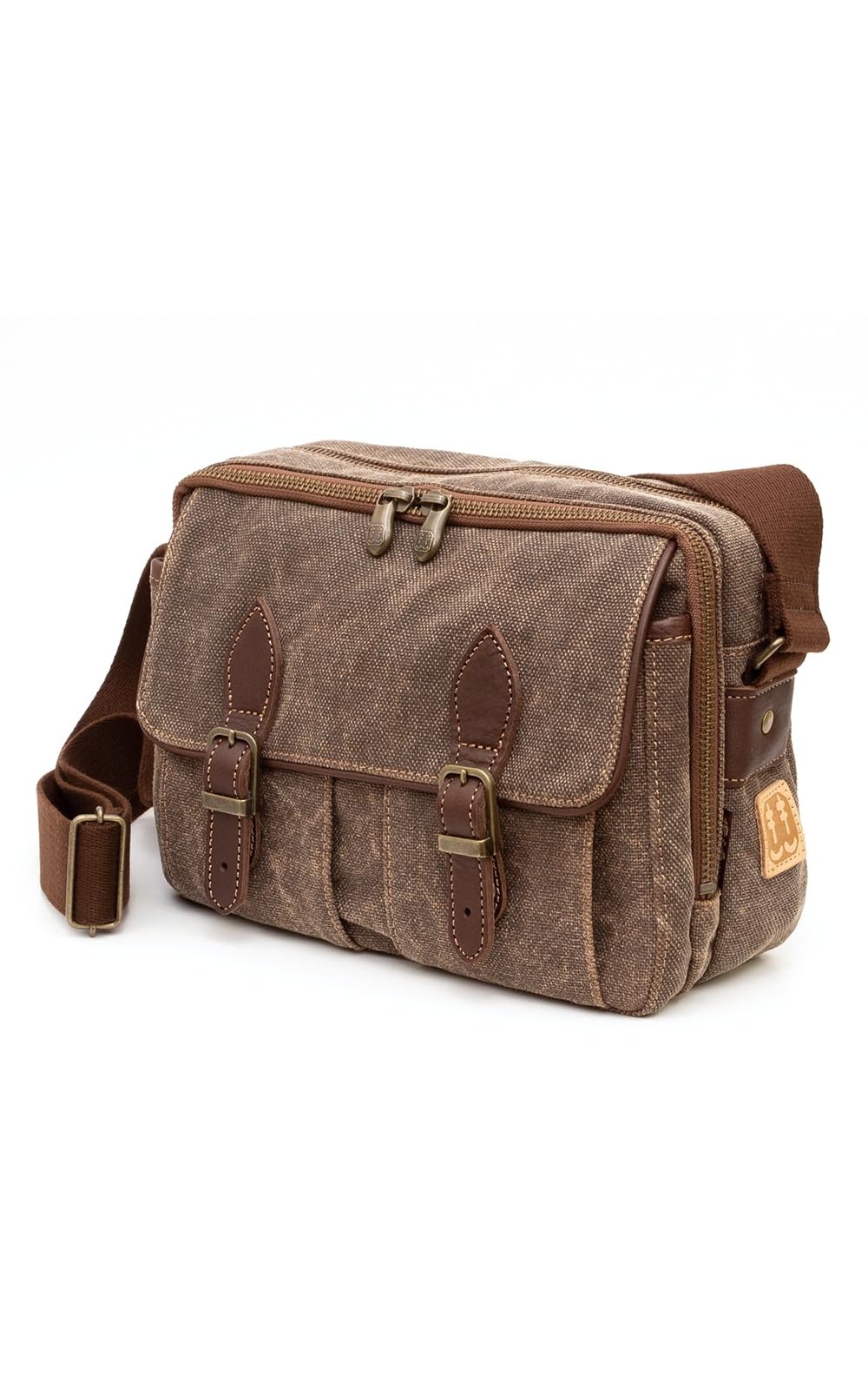 

Koshibu (Corrosion) Shoulder Bag for Men, Lightweight, Crossbody, Made in Japan, Kimono Style, Persimmon Tannin Dyed, Kurashiki Canvas,