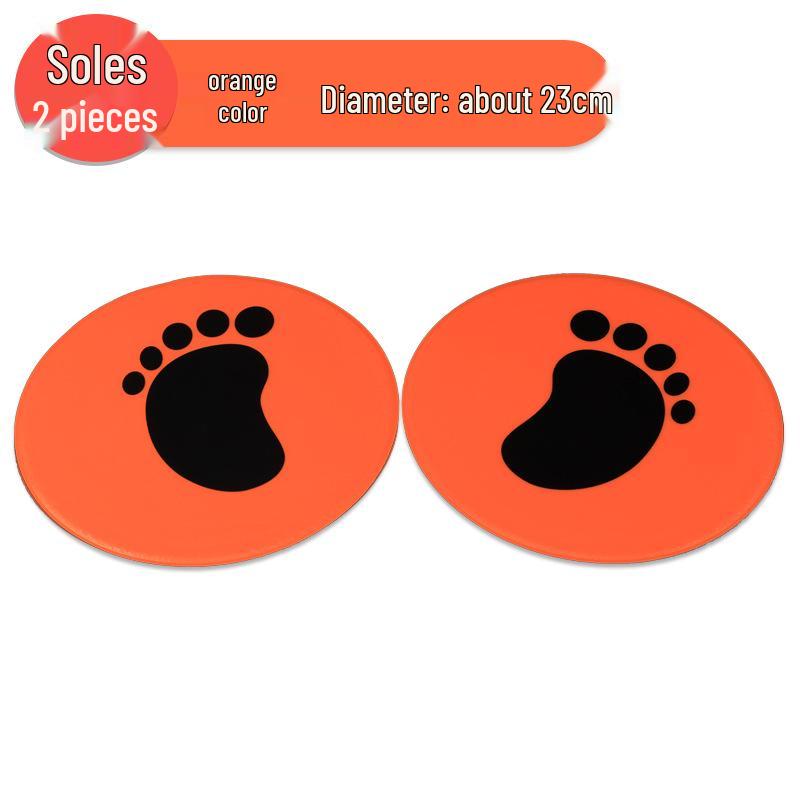 23cm Runde Sensorische Trainingsmatte für den Kindergarten - Lustige Flache Markierscheibe für Handflächen & Fußsohlen