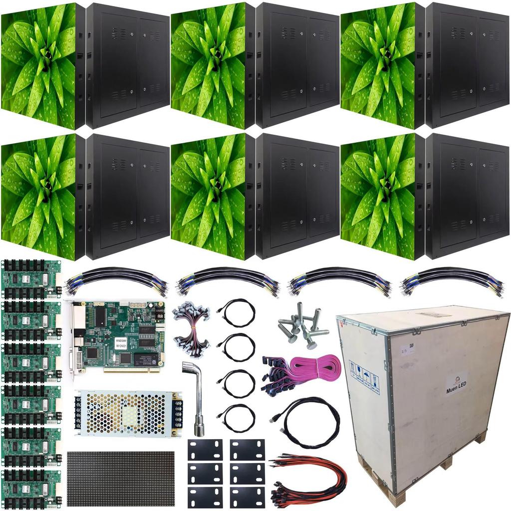 Universal Waterproof LED Display Modules: High-Brightness, SMD Surface Mount, Includes Cables.