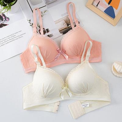 Einfache Push-Up-BHs für Mädchen, kabellose Unterwäsche, rückenfreie BHs für Damen