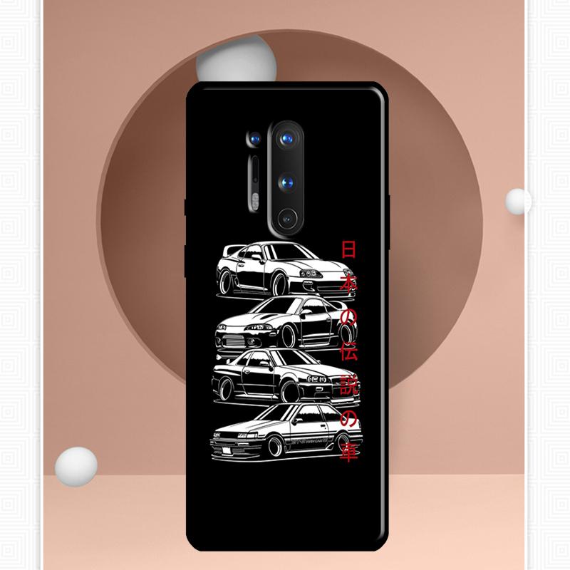 Sportwagen JDM Drift Hülle für Oneplus 10T 8T 9R 9RT Ace 11 9 10 Pro Hülle für Oneplus Nord N20 N10 2T CE 2 Lite