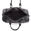Travel bag European and American fashion woven large-capacity pu fitness bag business trip boarding bag men's business storage accommodation bag