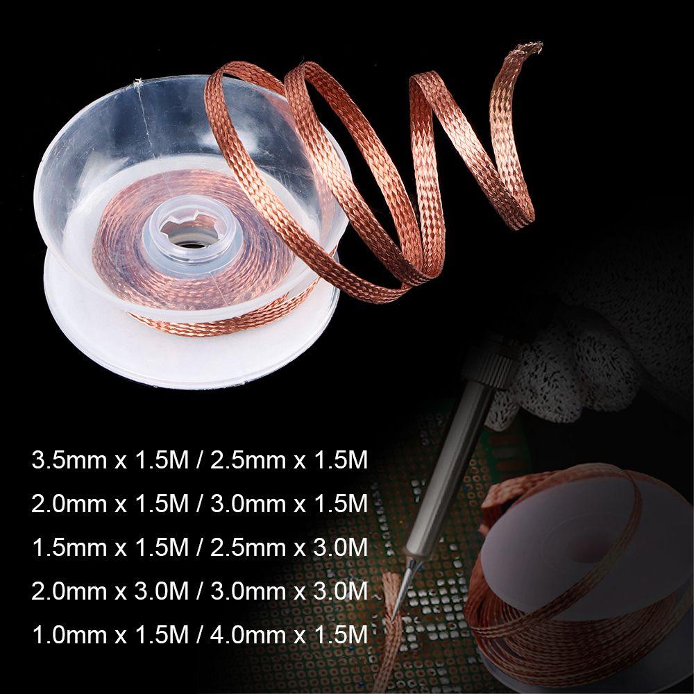 Cleaning Tool Welding Soldering Wick Desoldering Braid Tape Copper Solde Wire Tin Solder Removal
