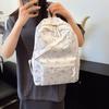 Portable Bow Print Student Schoolbag Nylon Large Capacity School Bags Travel Bag