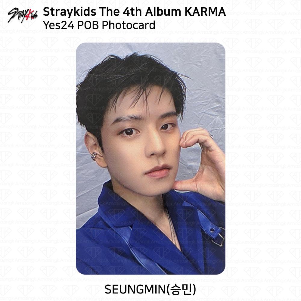 Stray Kids Das 4. Album Karma Yes24 POB Fotokarte KPOP K-POP SKZ