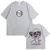 Anime Demon Slayer Akaza T Shirts Summer Unisex Unisex Casual Oversized Short Sleeve Unisex's Fashion Hip Hop T-shirt Male Vintage Tees