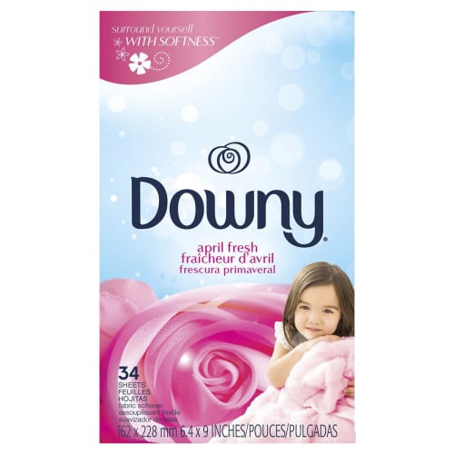 

[Оптовая покупка] [Официально импортировано] Листы кондиционера для сушки ткани Downy, Апрельская свежесть (Весенний солнечный аромат), 34 листа x 12 упаковок