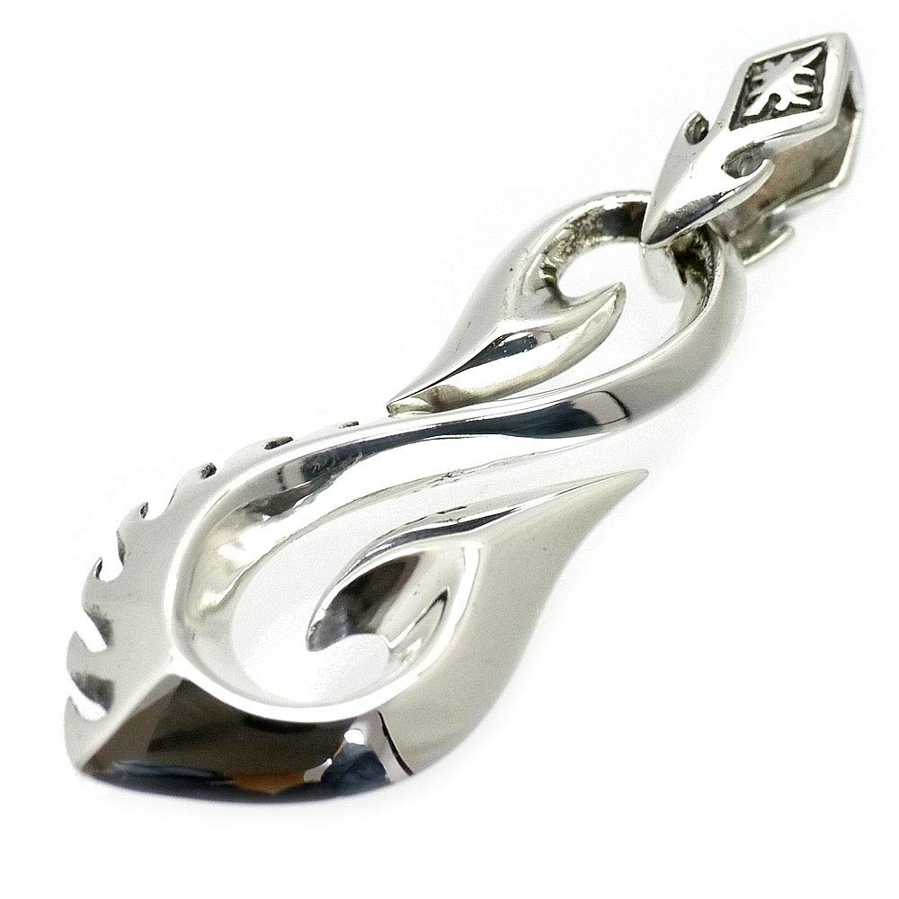 

Silver One Men s 925 Sterling Silver Fish Hook Tribal Pendant Top (z1)