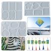 Early Riser DIY Resin Double Hole Tassel Tag Pendant and Keychain Silicone Mold