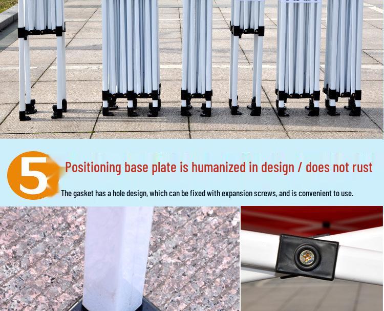 Foldable 3x3 Semi-Automatic Outdoor Tent: Sunshade, Rain Shelter, Customizable Exhibition Stall Umbrella