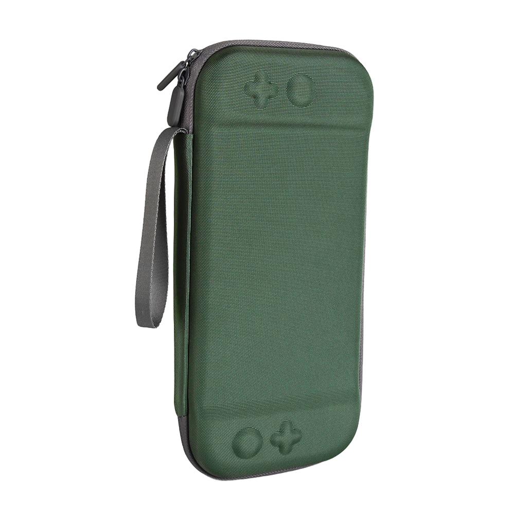 

For NS2 Double-Layer Storage Bag Zipper Closure Game Console Storage Bag Oxford Cloth Carrying Protective Case Gifts for Friend сірий