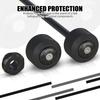 NICECNC Front Axle Slider Wheel Fork Protector Crash Pads For KTM 390 Duke 390 Enduro R 390 SMC R 2025 390 Adventure R