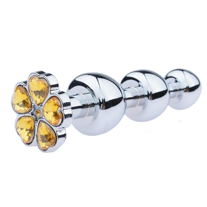 2019 New Metal Metal Rose Butt Plug Parthenocissus Grass Butt Plug Back Court
