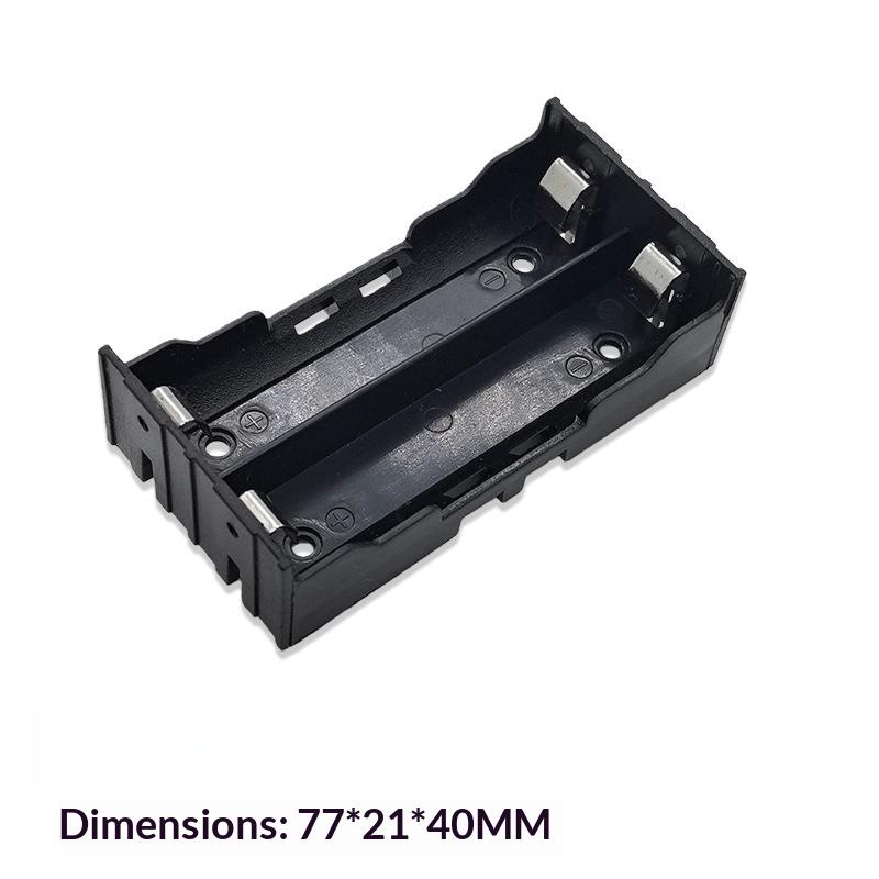 1Pcs 18650 Parallel Battery Box Shell 18650 Parallel 1/2/3/4 Slot Battery Holder Storage Box Case Diy Accessories