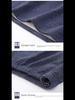 Cashmere Silk Velvet Thermal Underwear Men's Half Turtleneck Suit - Mid-Aged & Elderly Winter Wear