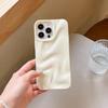 Jednobarevné pouzdro kompatibilní pro iPhone 7Plus 16 13 15 11 14 12 Pro Max X XS XR Max 6 8 6s Plus SE 3D nepravidelný vlnový kryt