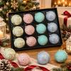 12 pcs 8cm Christmas Decoration Pendant Festival Atmosphere Xmas Tree Hanging Pendants  Xmas Tree