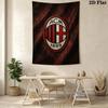 Ac Milan Crest Emblem Threepiece Set 1 Duvet Cover 2 Pillowcase Without Core Bedding Set Duvet Cover And Pillowcase Soft And Comfortable