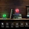 Vnemofey Floating Globe with LED Light Base, Magnetic Levitation Globe Lamp Ball World Map Display Gadget, Home Room and Office Desk Decor, Creative
