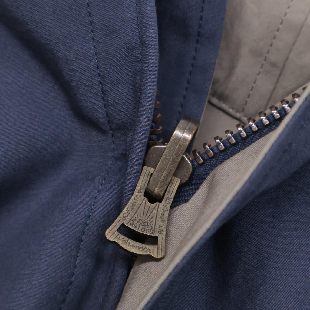 COHERENCE JACQUES Weather Resistant Cotton Light Reversible Jacket XS Navy / KhakiUsed