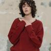 EDENIK Marine Scallop Knit Sweater_Navy
