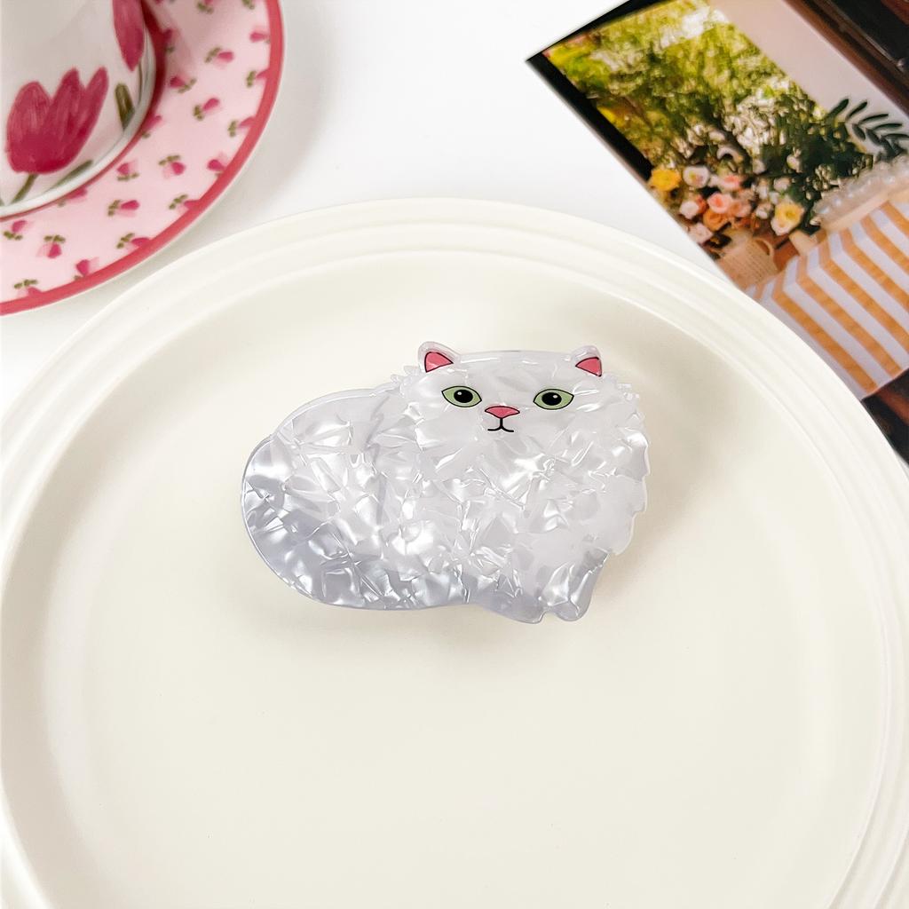 1 Pcs Fashion Cute White Cat Hair Claws For Women Girls Party Hair Accessories