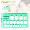 Safe Breast Flange Measuring Soft Nipple Measuring Card Accessories Breast Pump Measure  Mother