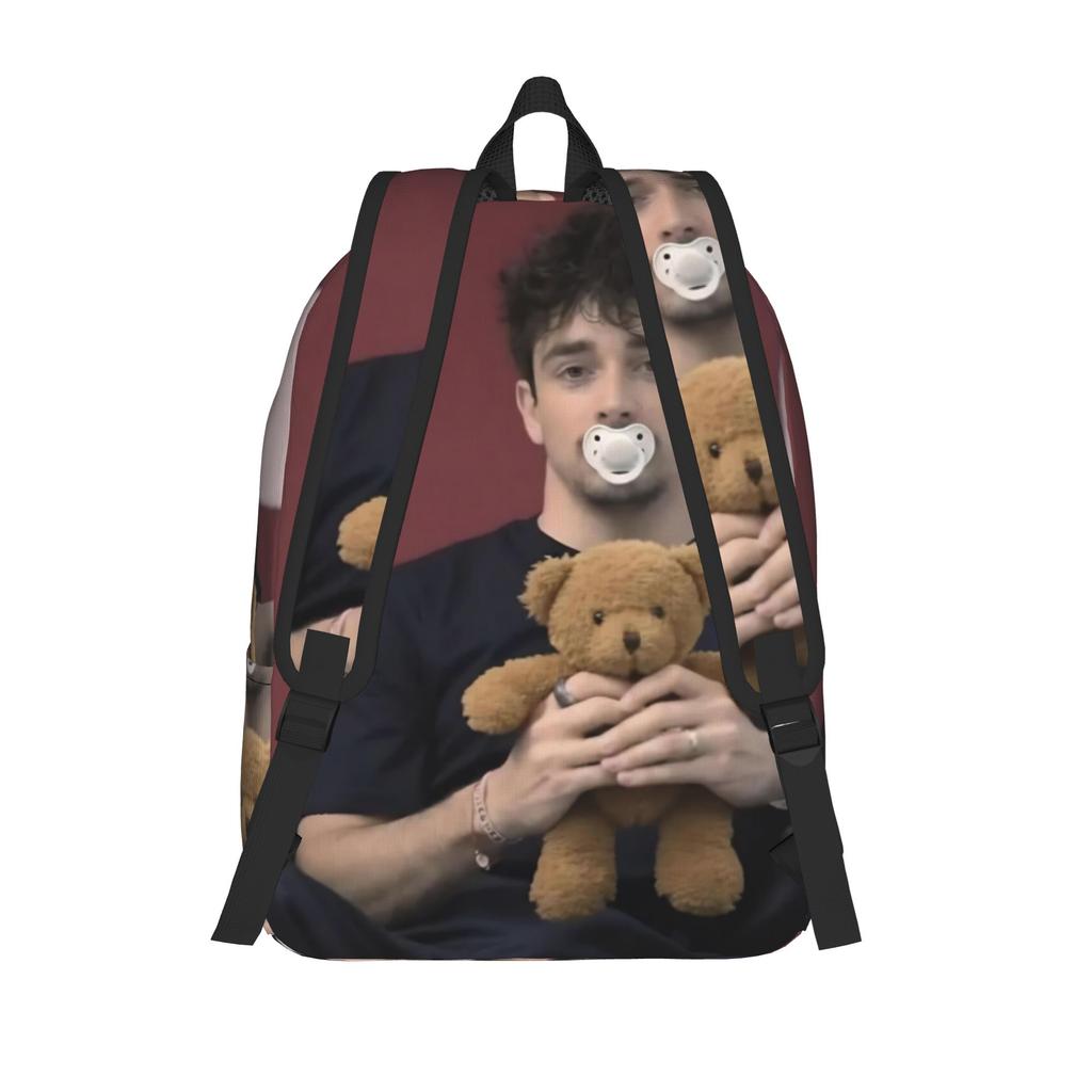 C-Charles Leclerc Cool Backpack Sports Student Business Daypack for Men Women Laptop Shoulder Bag