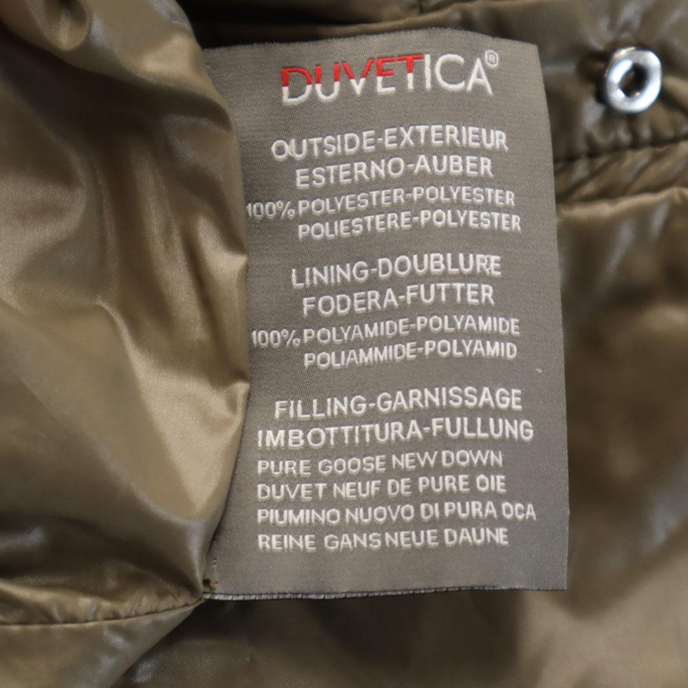 DUVETICA Made in Bulgaria Double breasted down coat 42 Charcoal black Women Used