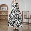 2024 Plus Size Women's Sleeveless Tank Top Long Dress - Simple Summer Style