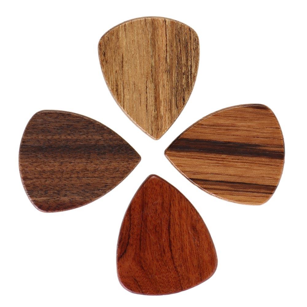 Shape For Ukulele Guitars Accessories Wooden Guitar Pick Finger Guitar Pick Acoustic Guitar Pick