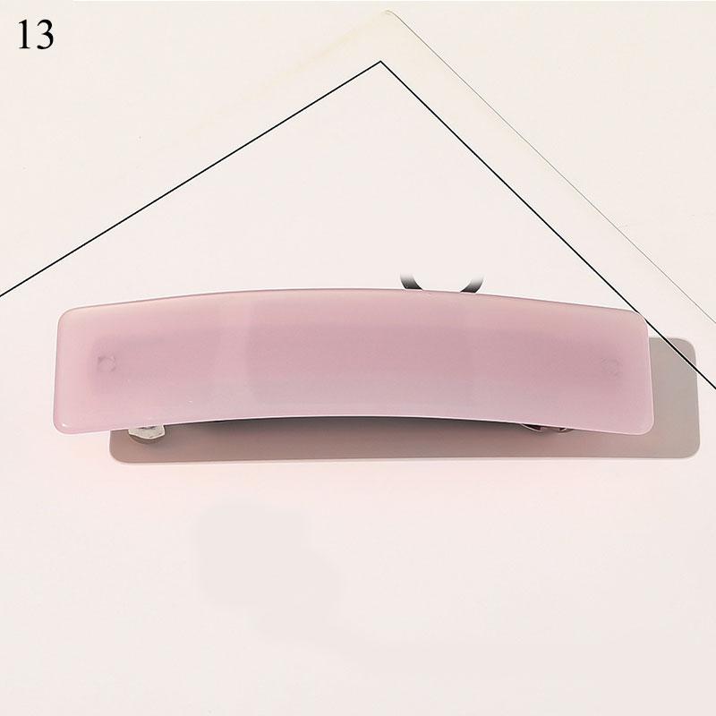 Vintage Quadratische Haarnadel Geometrisch Glitzer Haarspange Metall Harz Seiten Haarnadel Bunte Feder Haarspange für Mädchen Haaraccessoire