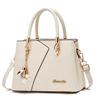 New Fashi Middle Aged Handbag with Large Capacity Litchi Grain Single Shoulder Crossbody Bag Gift for Autumn and Winter 2026