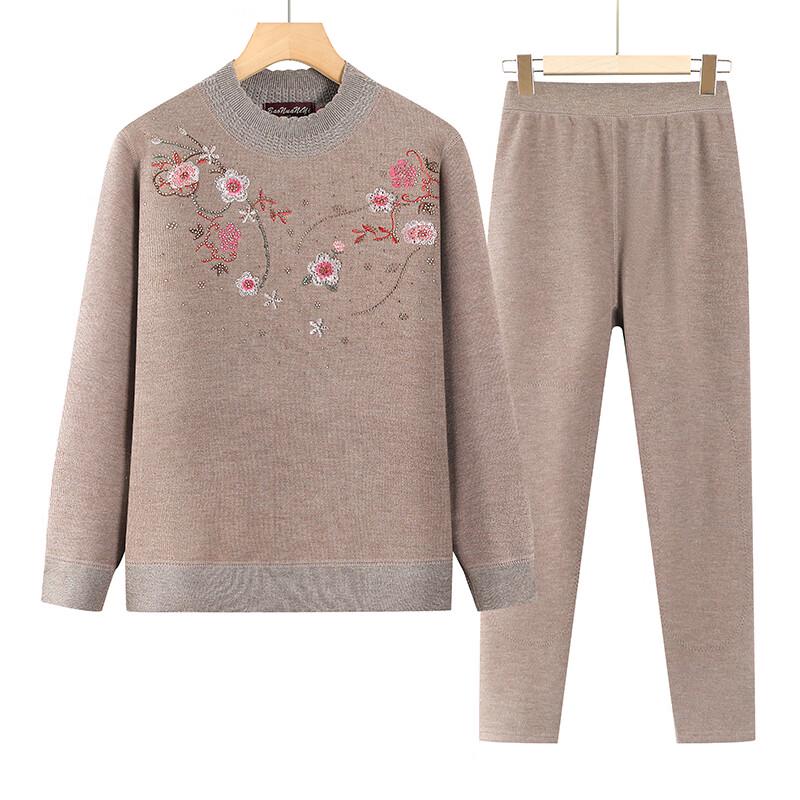 Women's Plus Velvet Thermal Underwear Set