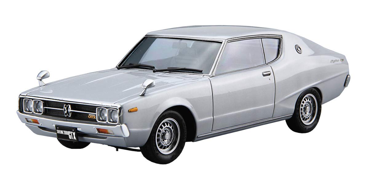 

Aoshima Bunka Kyozai The Model Car Series 51 Nissan GC111 Skyline 1976 Plastic Model Kit Co., Ltd. 1/24 No. HT2000GTX-E S