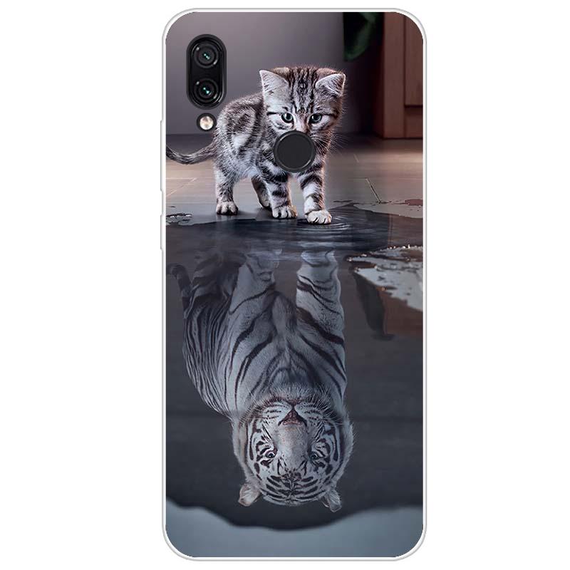 For Xiaomi Redmi Note 7 Case Flower Animal Cover Silicone Case For Redmi Note 7 Pro Note7 Bumper Shockproof Phone Case Coque