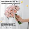 Artificial Flowers Vivid Roses Flower Bride Arrangement for Wedding Engagement Simulation Home Decors Supplies
